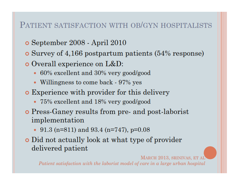 OBGYN hospitalist patient satisfaction data_001